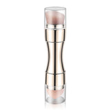 Retractable Metallic Four-in-one Multifunctional Makeup Brush