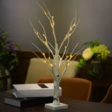 Silver Birch Tree LED Lamp