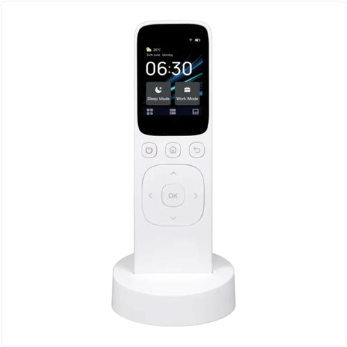 Smart Home Remote Control with Charging Dock