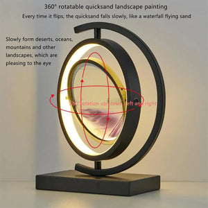 3D Quicksand Table Lamp